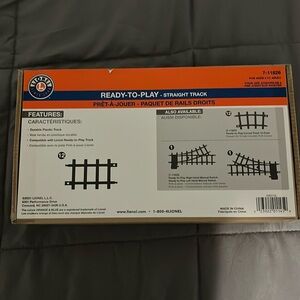 Lionel straight track 12 pack 6.25 x 3.6 x .5